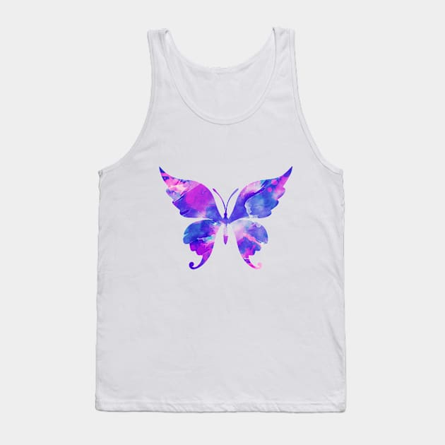 Abstract Butterfly Tank Top by uniqued